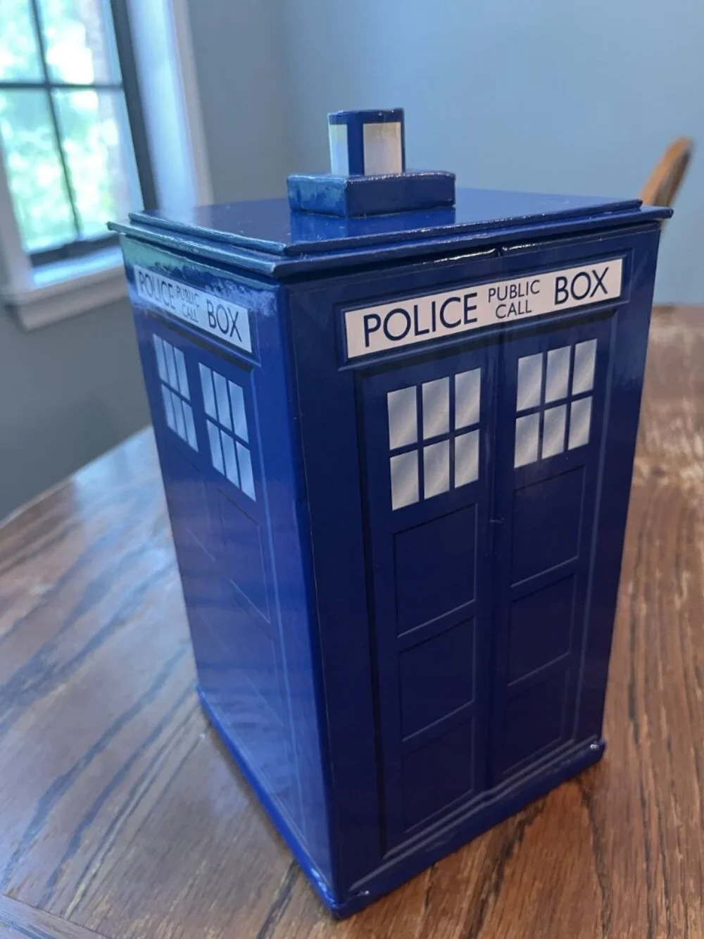 Doctor Who Tardis Jewelry Box - Includes 7 Drawers, Mirror, and Ring Hanger